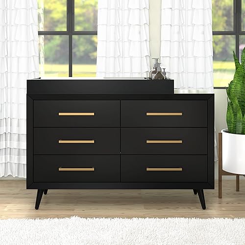 Miniatura 2 de Child Craft Mantel universal para cambiador, convierte la cómoda en una superficie de cambiador, se fija de forma segura, no tóxico, acabado seguro