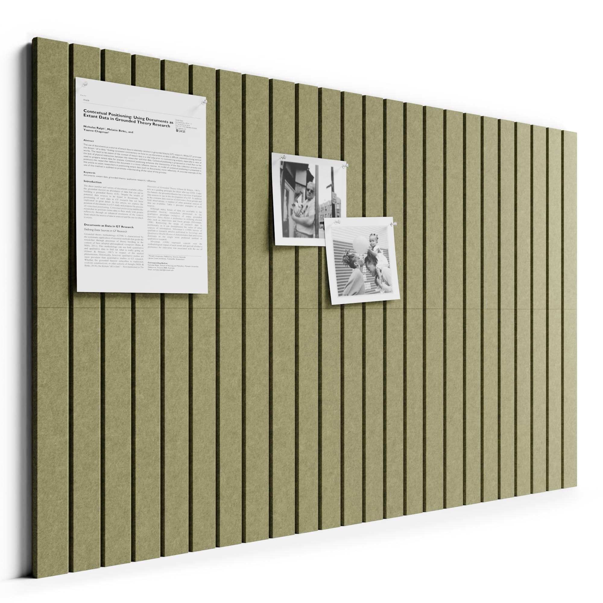 Bumusty 12er-Pack Filz-Pinnwand Lamellen-Optik 120 x 90cm,Alternative zu Korktafel,Inkl.70 Klebestreifen,Memoboard,Fotowand & Visionboard Für Büro,Kinderzimmer & Klassenzimmer