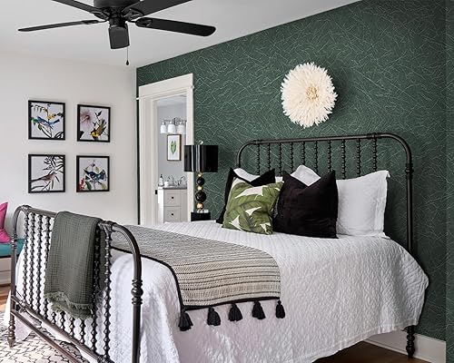 Miniatura 4 de GloryTik Papel tapiz rosa de 17.3 x 393.7 pulgadas, papel tapiz texturizado de seda, papel de contacto rosa, autoadhesivo, extraíble, grueso para