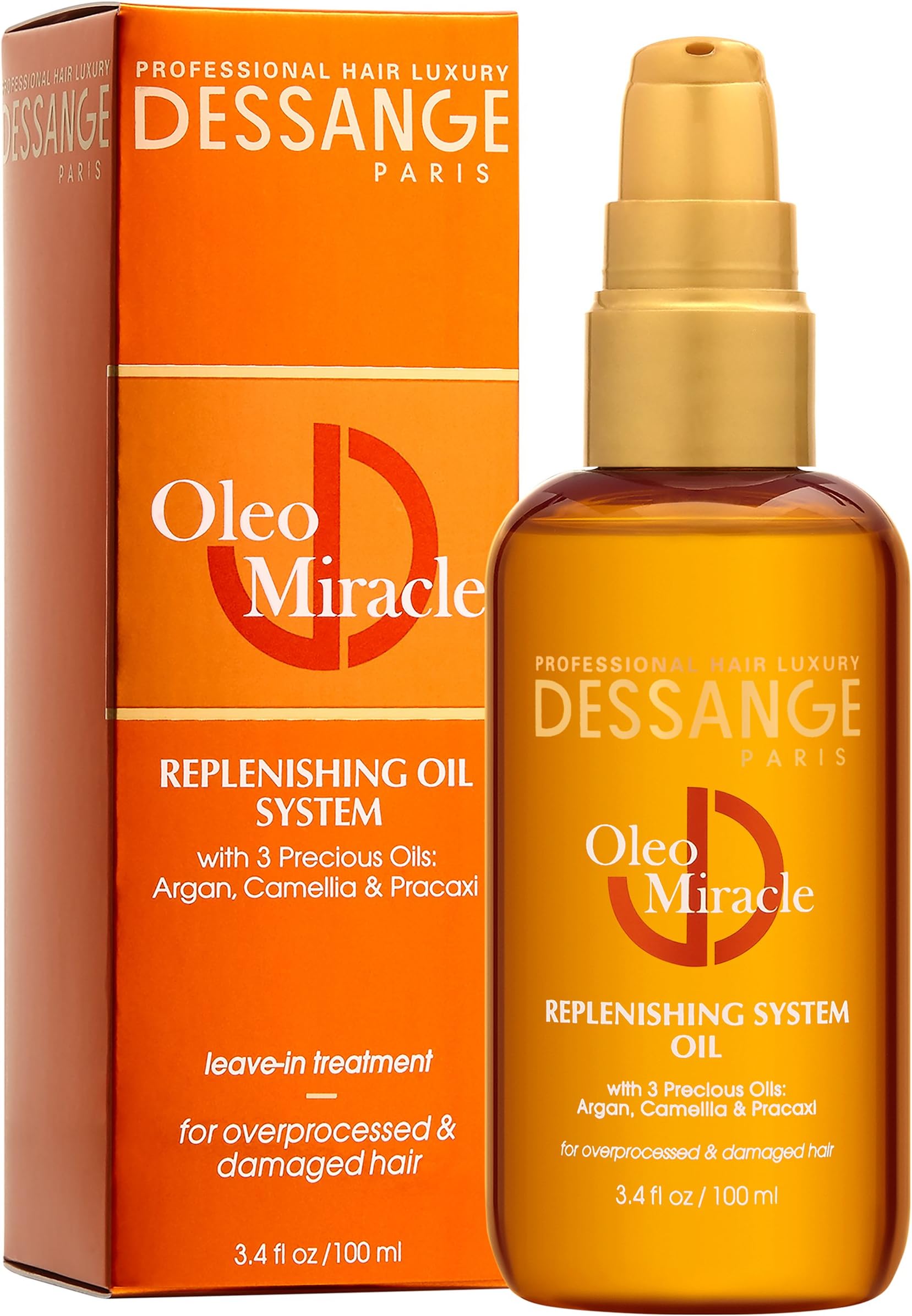 Dessange Oleo Miracle Replenishing System Oil - 3.4fl. oz