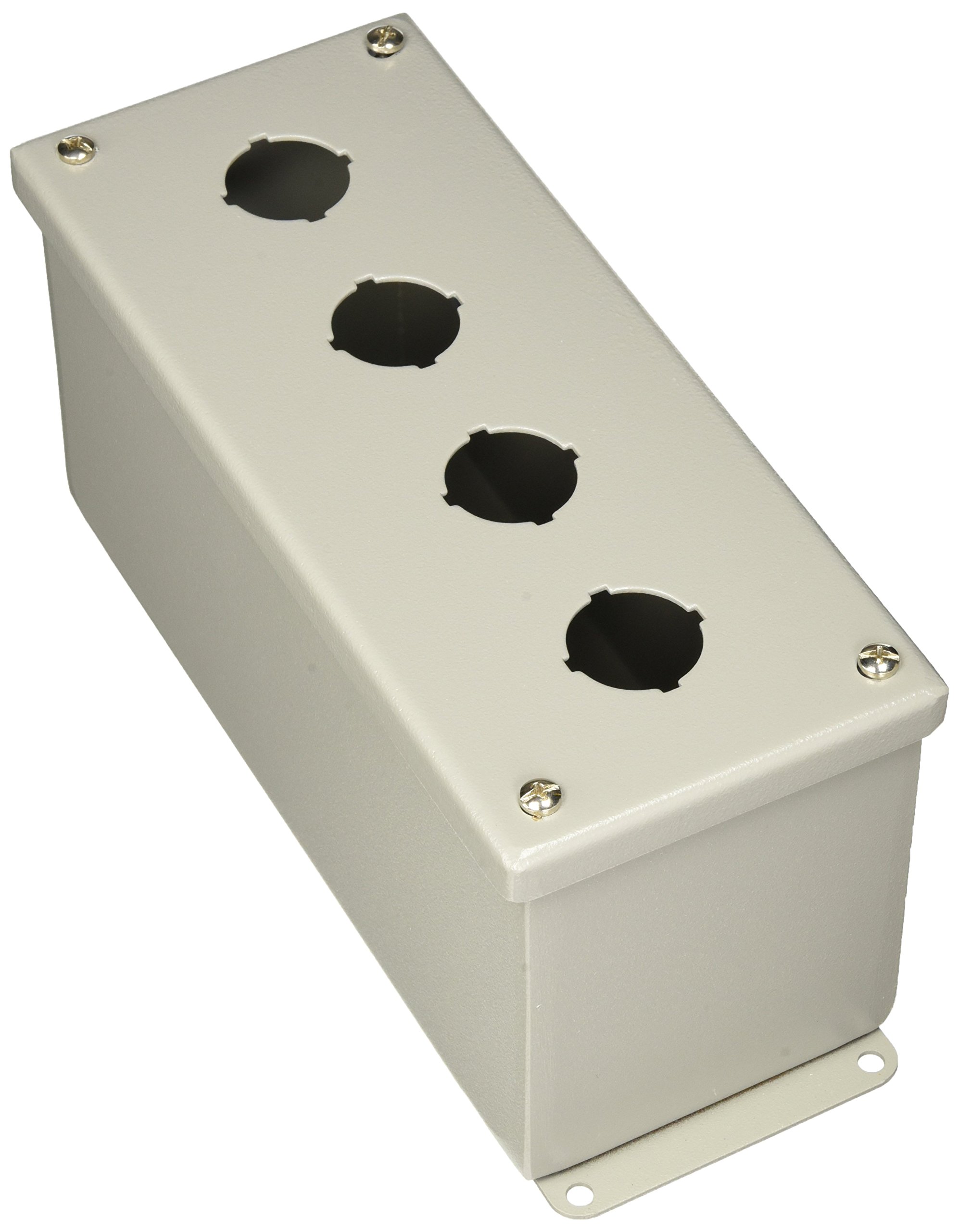 Wiegmann PBXD4 PBXD-Series NEMA 4, 4X, 12 Extra Deep Wall-Mount Pushbutton Enclosure, Steel, 10