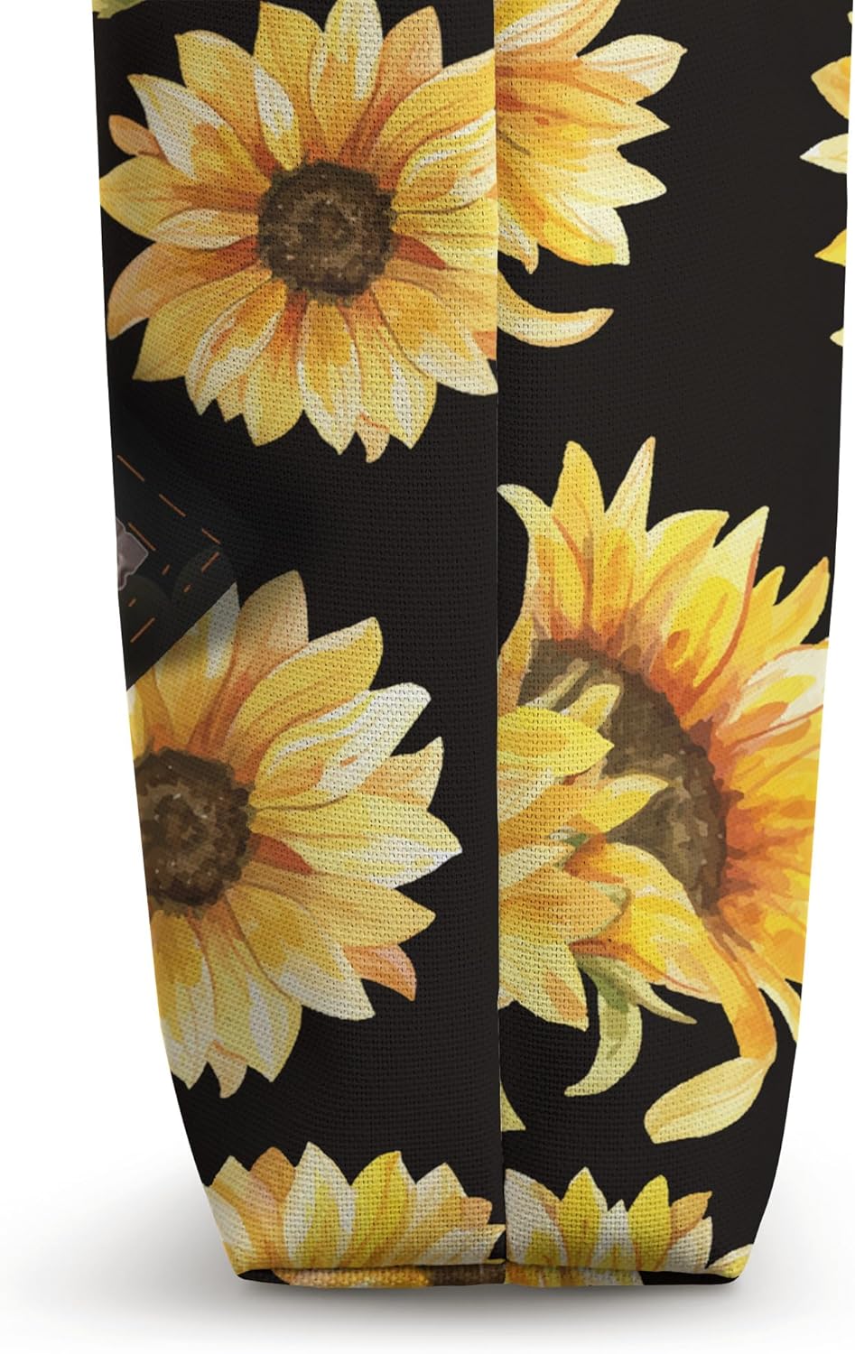 Maltese Dog Sunflower Tote Bag