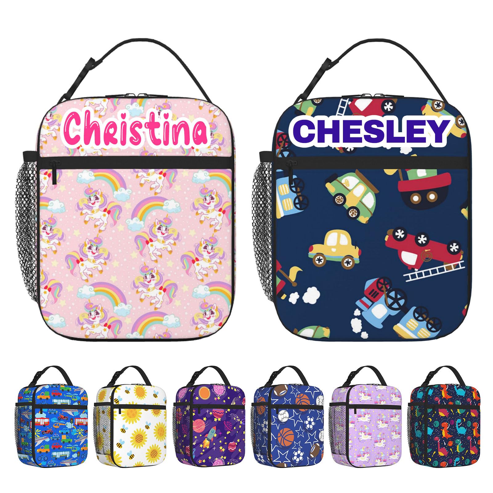 Custom Lunch Box Personalized Insulated Lunch Bag with Name for Men Women Customized Lunch Tote Bag Gifts for
