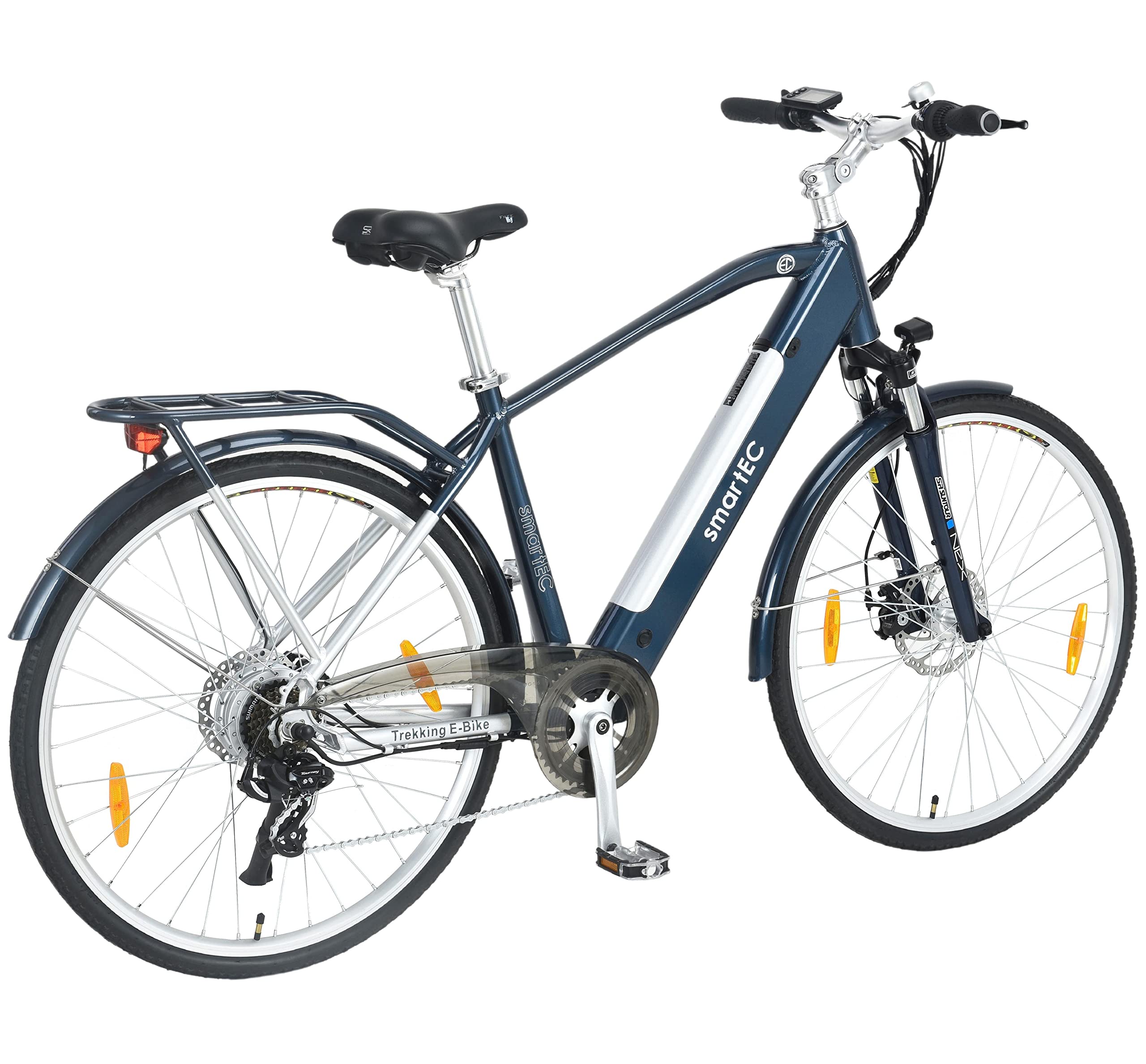 Trek-28H E-Bike Trekking Herren 250W Hinterradmotor Li-Ion Akku 36V/13Ah Elektrofahrrad 28 Zoll Reichweite 90km bis 25 km/h Trekking City