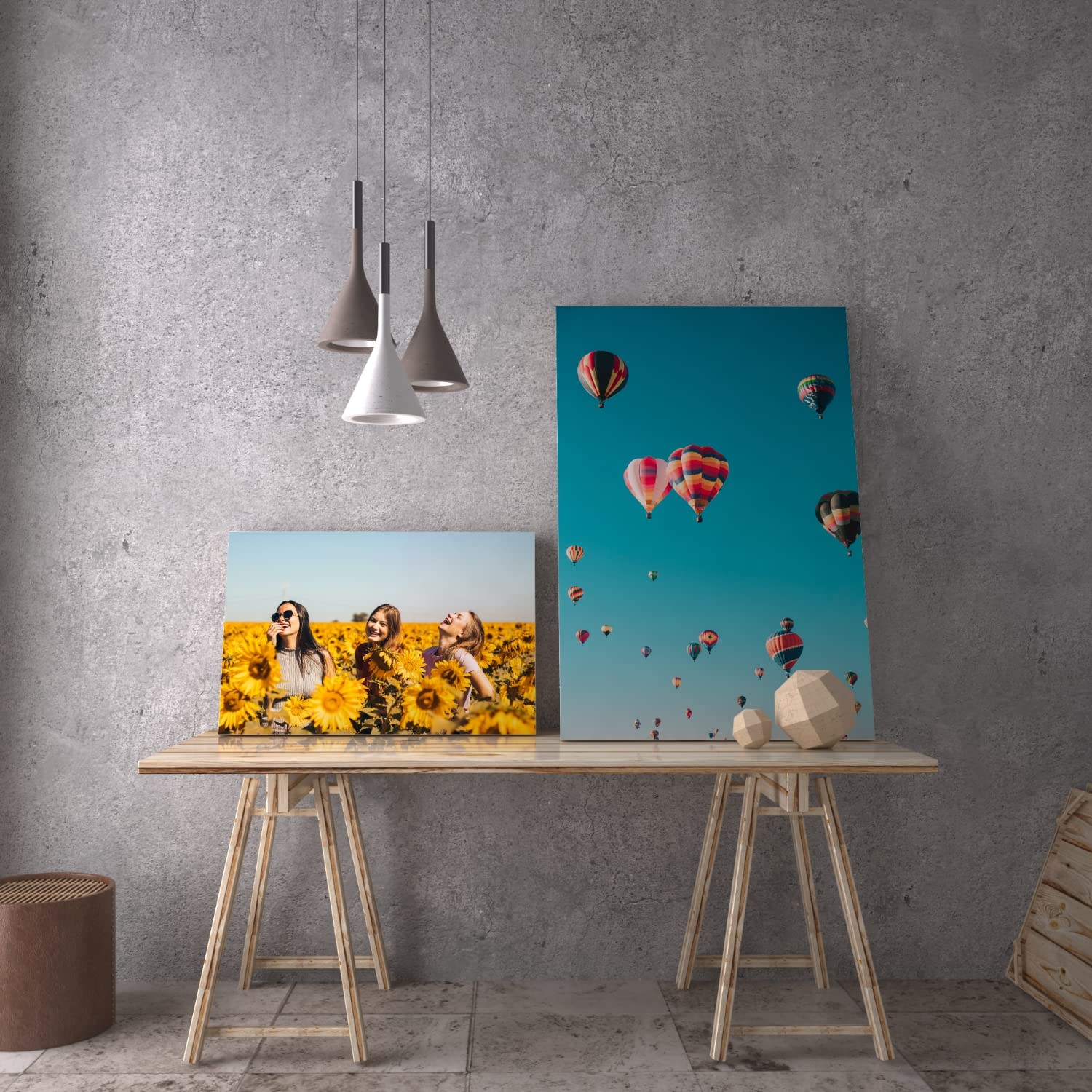 PrintedGift Tela Personalizzata con Foto 60x40cm su Cotone Naturale 340g, Quadro con Telaio Legno Abete 2cm Resistente UV, Idea Regalo Emozionale Casa e Ufficio - Realizzato con cura in Italia