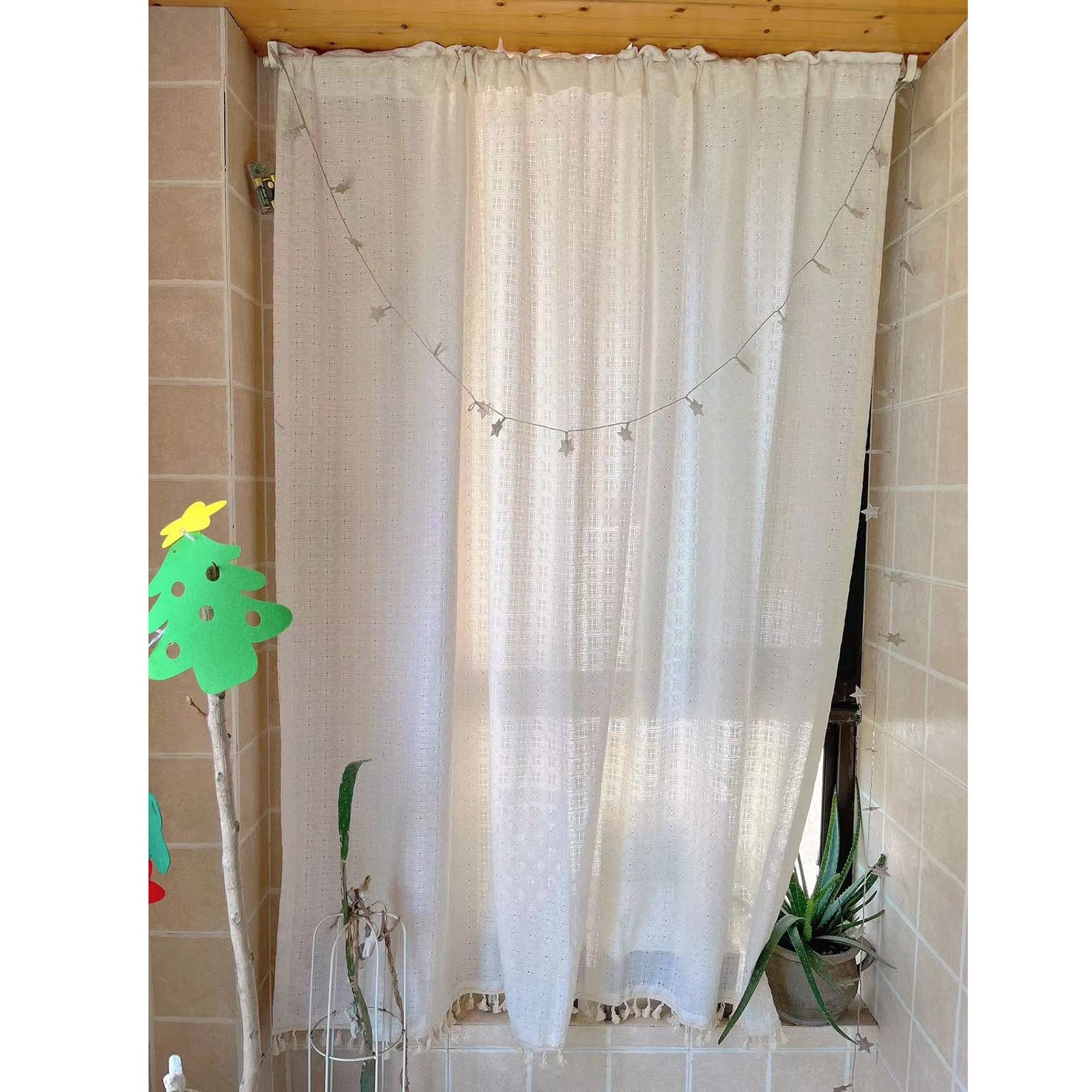 Amazon｜おしゃれ 北欧風 出窓用カーテン、短い カーテン・ブラインド