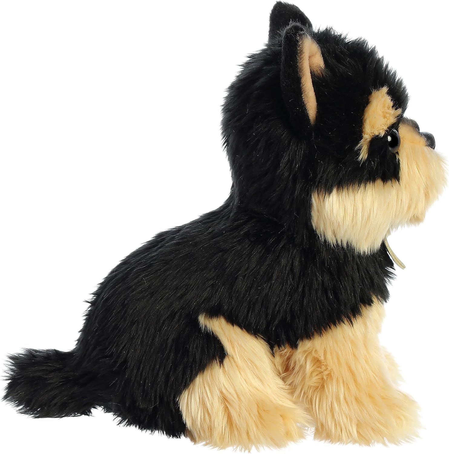 Aurora® Adorable Miyoni® Tots Yorkie Pup Stuffed Animal - Lifelike Details Make a Cherished Companion - Perfect for Decorating Bedrooms or Classrooms - Brown 8 Inches