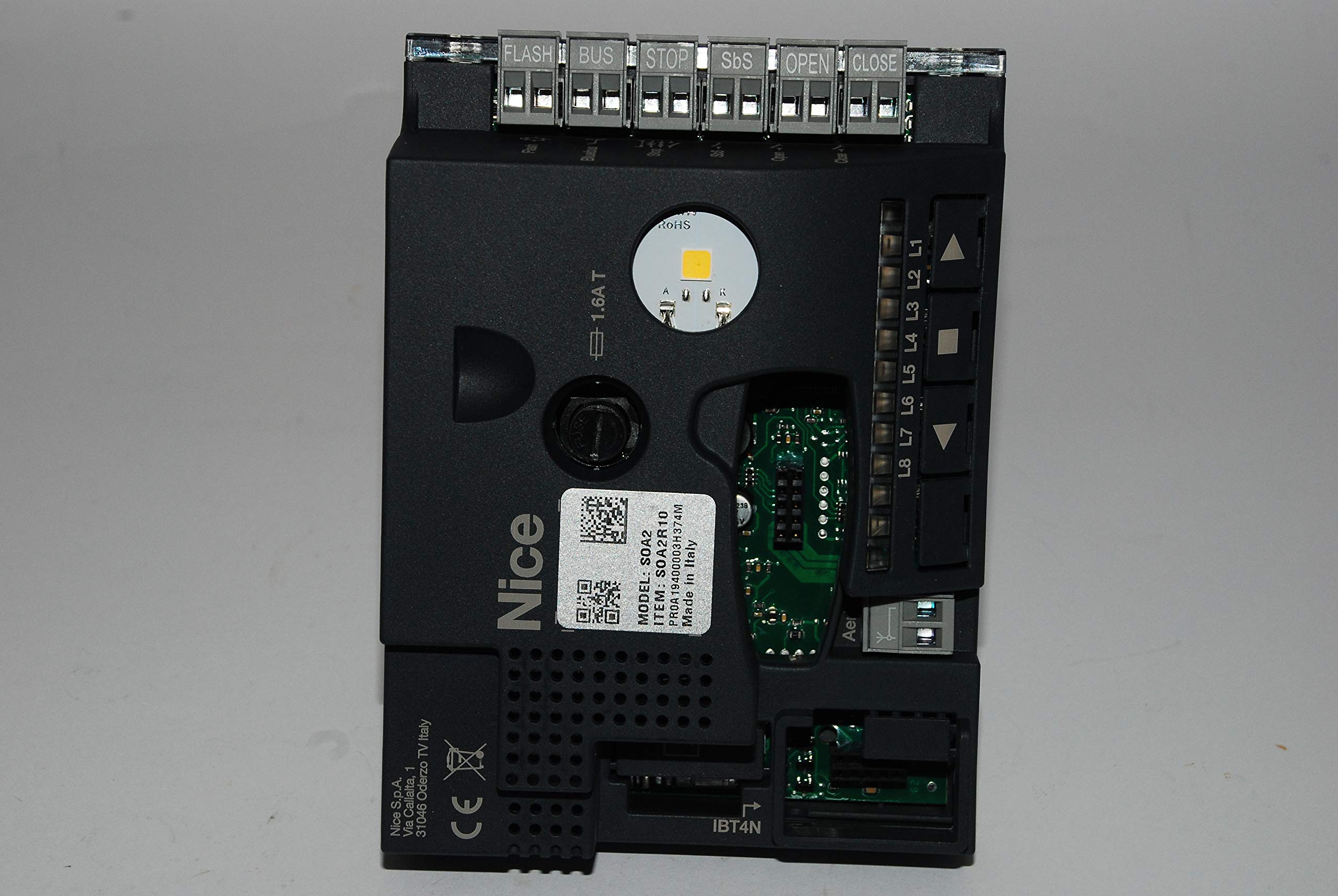 ECI ELETTROFORNITURE RICAMBIO ORIGINALE NICE SPSOA2R10 SCHEDA COMANDO SOON