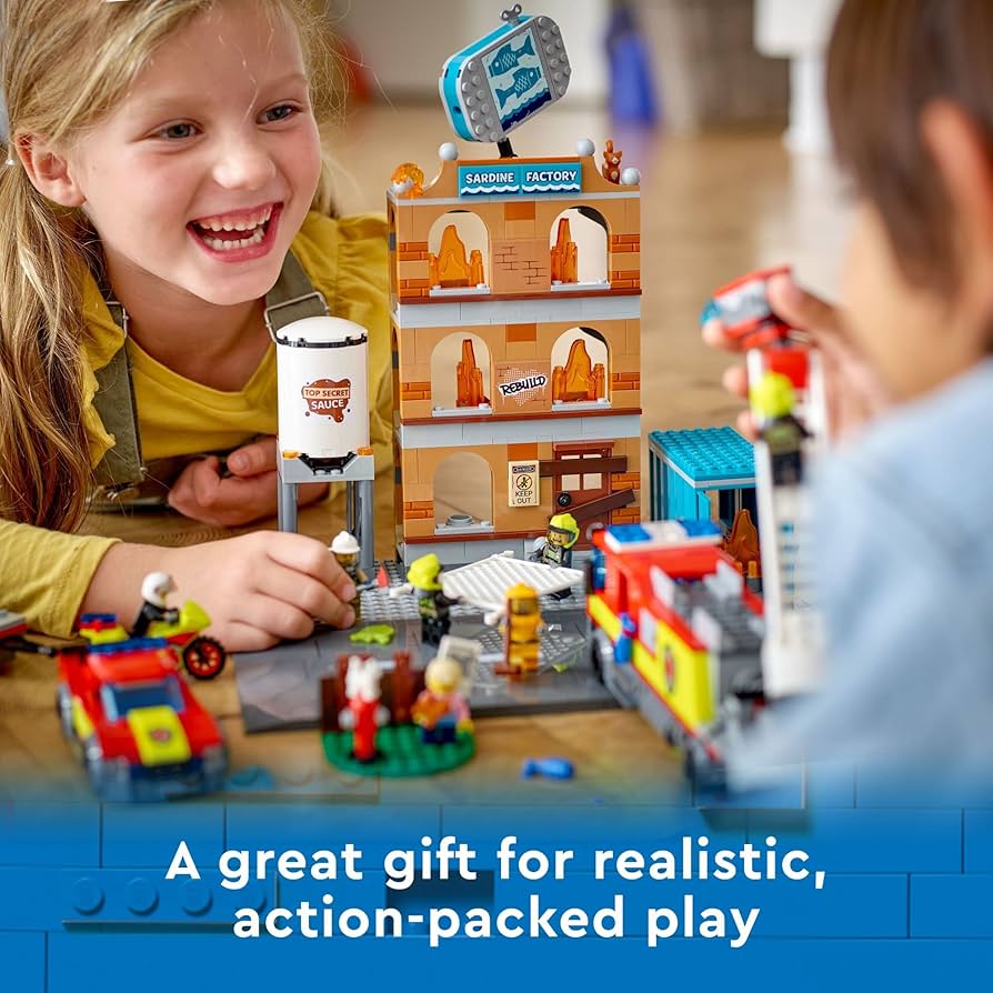 ファイブスター LEGO City Fire Brigade 60321 Building Set, Rescue Toy Fire