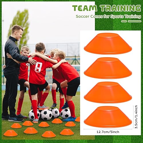 Miniatura 2 de 12 piezas mini conos de fútbol para deporte agilidad disco conos de fútbol entrenamiento para ejercicios de agilidad deportes fútbol fútbol