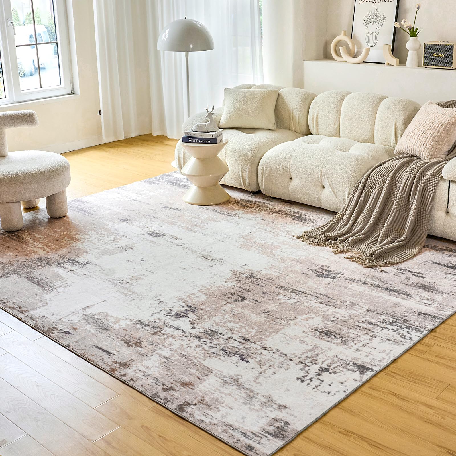 RUMBALUXY Washable Rug for Living Room Bedroom, Low Pile, 183x274cm โ image 1