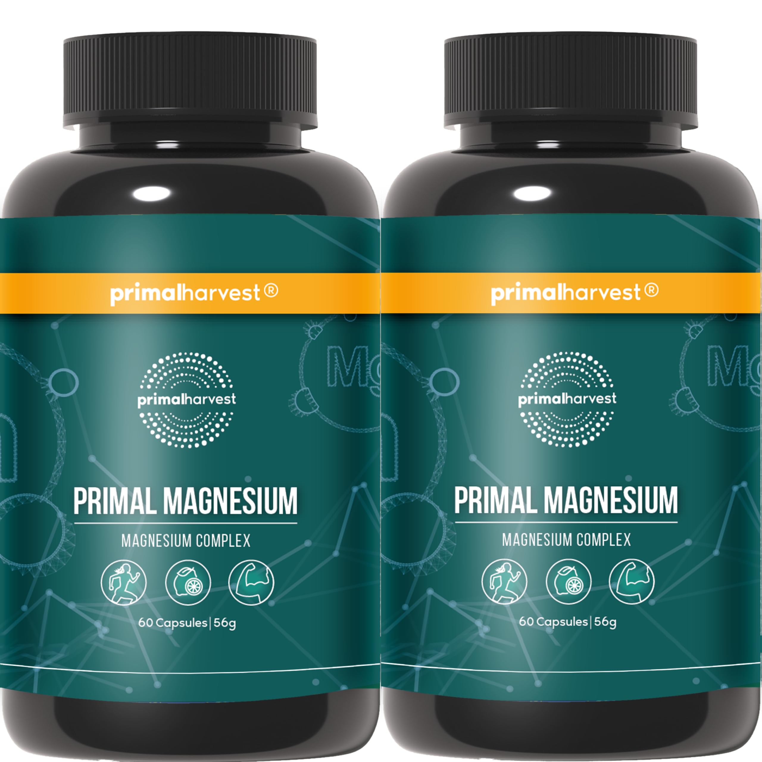 Primal Magnesium - Complément alimentaire quotidien vegan, sans gluten