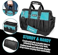 Vista 6 de DURATECH Juego de 269 herramientas manuales para reparación del hogar, kit de herramientas manuales mecánicas de uso diario con bolsa