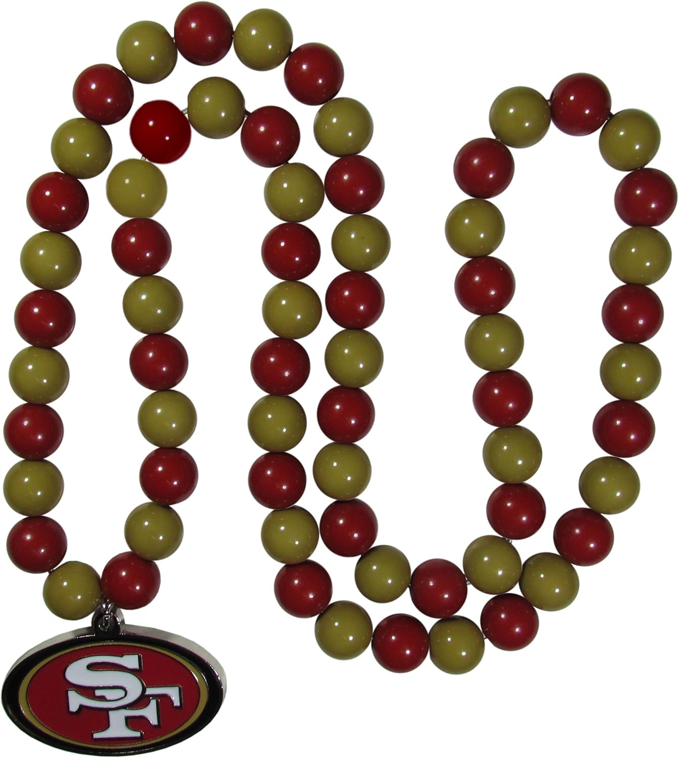 Siskiyou Sports NFL womens Fan Bead Necklace : Clothing