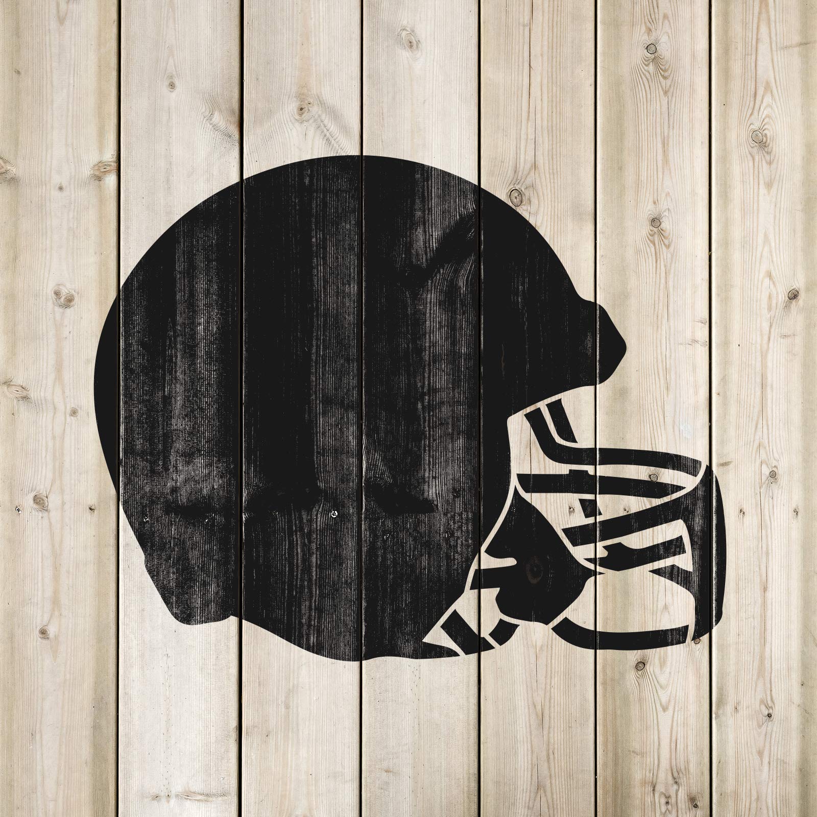 Stencil Revolution Football Helmet Stencil For Artists Drawing Aids