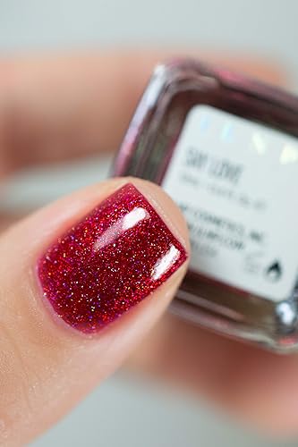 Miniatura 109 de ILNP Madison Ave Esmalte de uñas holográfico metálico rosa antiguo