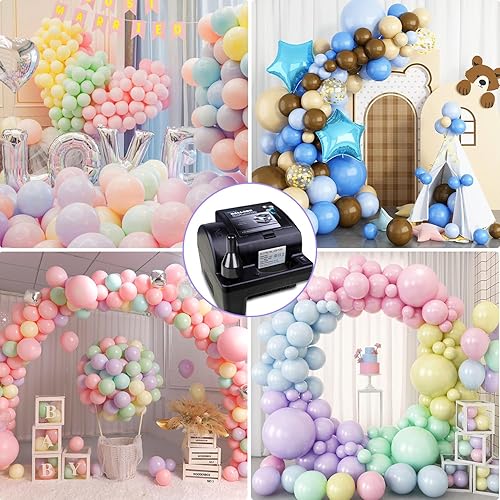 Miniatura 6 de Lagenda Inflador eléctrico de bomba de globos, máquina sopladora de globos de aire fresco portátil, infla rápidamente todos los globos para