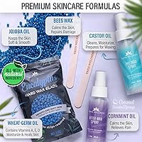 Vista 3 de Tress Wellness Wax Beads - Safe for Skin - Dermatologically Tested - At-Home Kit for Bikini, Brazilian & Full Body - Variety 1.3lb