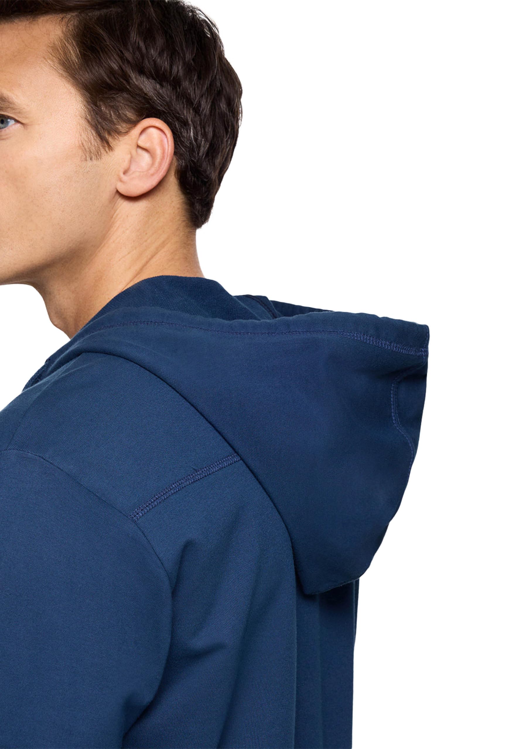 KOALA BAY | Wilbur | Sudadera Hombre Azul Marino con Capucha | Sudadera con Cremallera Casual | Ropa Cómoda de Uso Diario | Moda Hombre