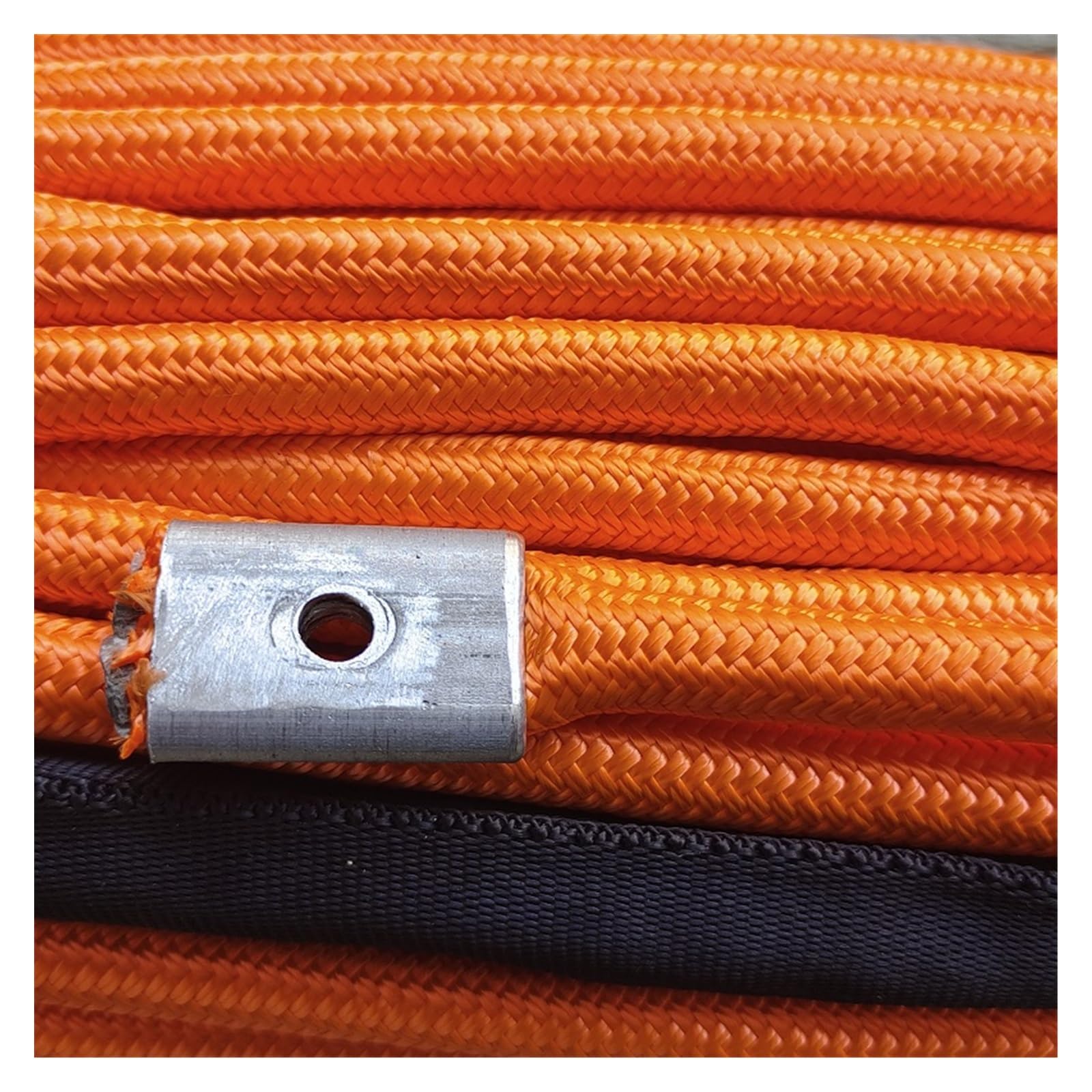 Liny Holownicze, Lina wciągarki z podwójnym oplotem UHMWPE o wymiarach 10 mm x 50 metrów, lina holownicza, kabel plazmowy do pojazdów terenowych 4X4