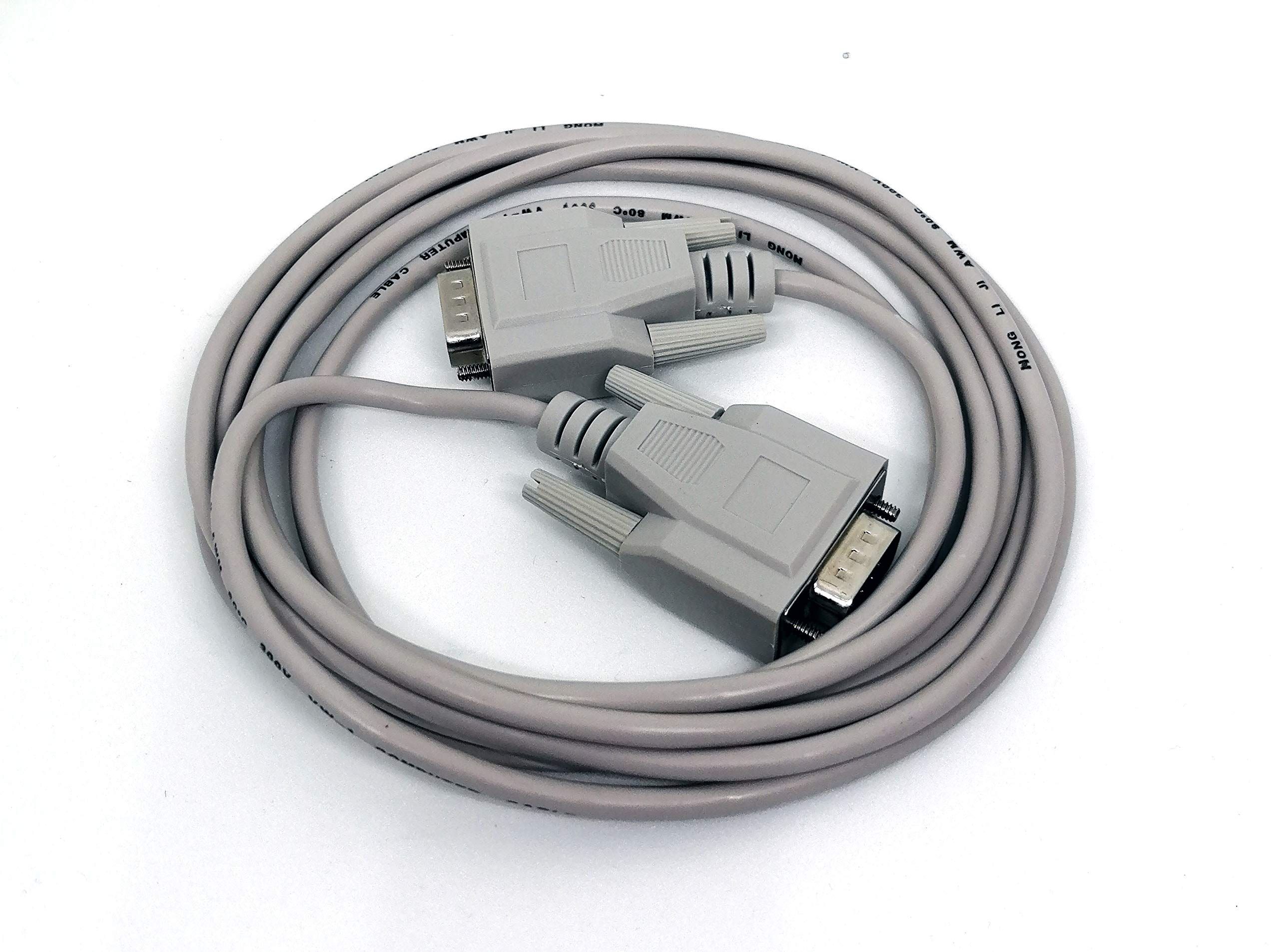 ANDTRONICS 9 Pin Serial Male to Male Patch Cable Lead DB9 RS232 Serial - 3M 9FT - White Color (B07Y5MKW6C) Amazon Price History, Amazon Price Tracker
