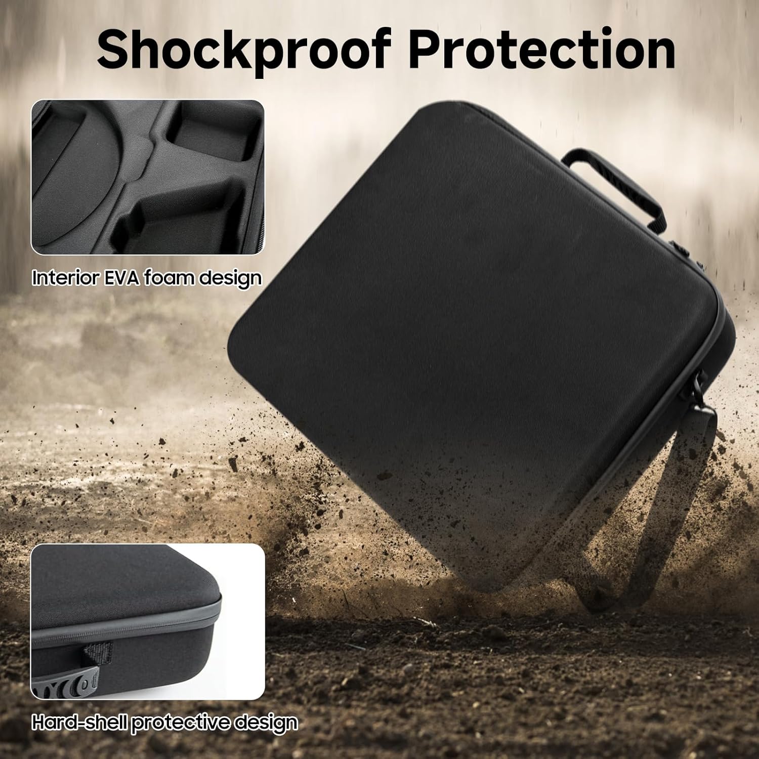 Starlink Mini Case Travel Bag, Waterproof Shockproof Perfect Protection Starlink Bag with Dual Carry Options Hard Shell Portable Storage Case (BAG-1) - Image 4