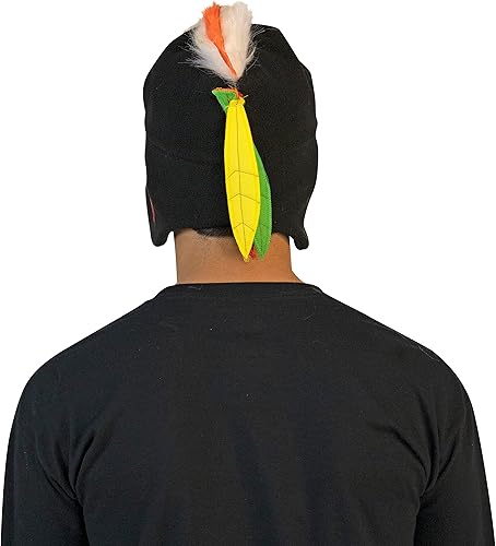 Miniatura 4 de Rasta Imposta Tommy Mascot Trapper Hat NHL Hockey sobre hielo Chicago Blackhawks Sports Fan Gear - Equipo de adulto, talla única