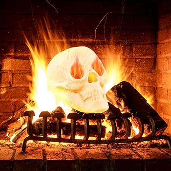 Amazon.com : Giantex Ceramic Skulls for Fire Pit, Durable Reusable