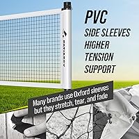 Vista 5 de Badminton Set for Backyard, Outdoor Badminton Net with Anti-Sag Design, 4 Professional Badminton Rackets, 4 Shuttlecocks and Carry Bag for Lawn or