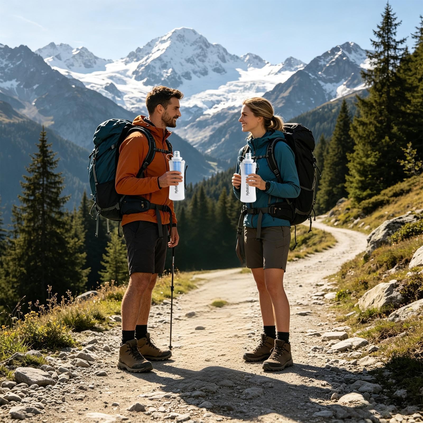 Borraccia Filtrante Da Viaggio Borraccia Morbida Pieghevole Outdoor con