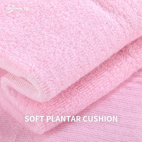 Vista 4 de GRAPMKTG 3 pares de calcetines de fútbol de fútbol para jóvenes, calcetines de béisbol y sóftbol para mujeres y hombres y niñas