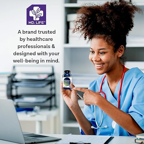 Miniatura 8 de MD. Life Citrato de magnesio 250 mg  60 cápsulas  Suplemento de citrato de magnesio de alta absorción  Cápsulas fáciles de tragar para apoyo