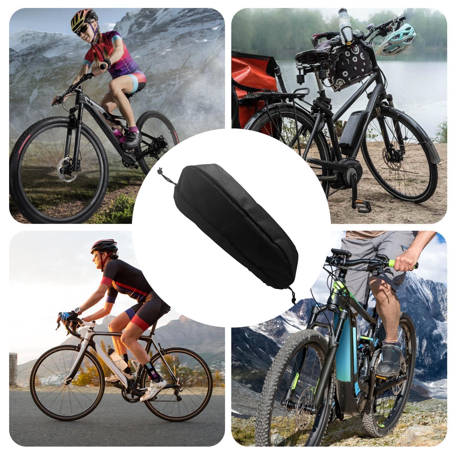 Guaber Sac De Batterie Vélo Électrique – Polyester 23.5x15x8 Cm, Sangle Flexible, Protection Résistante