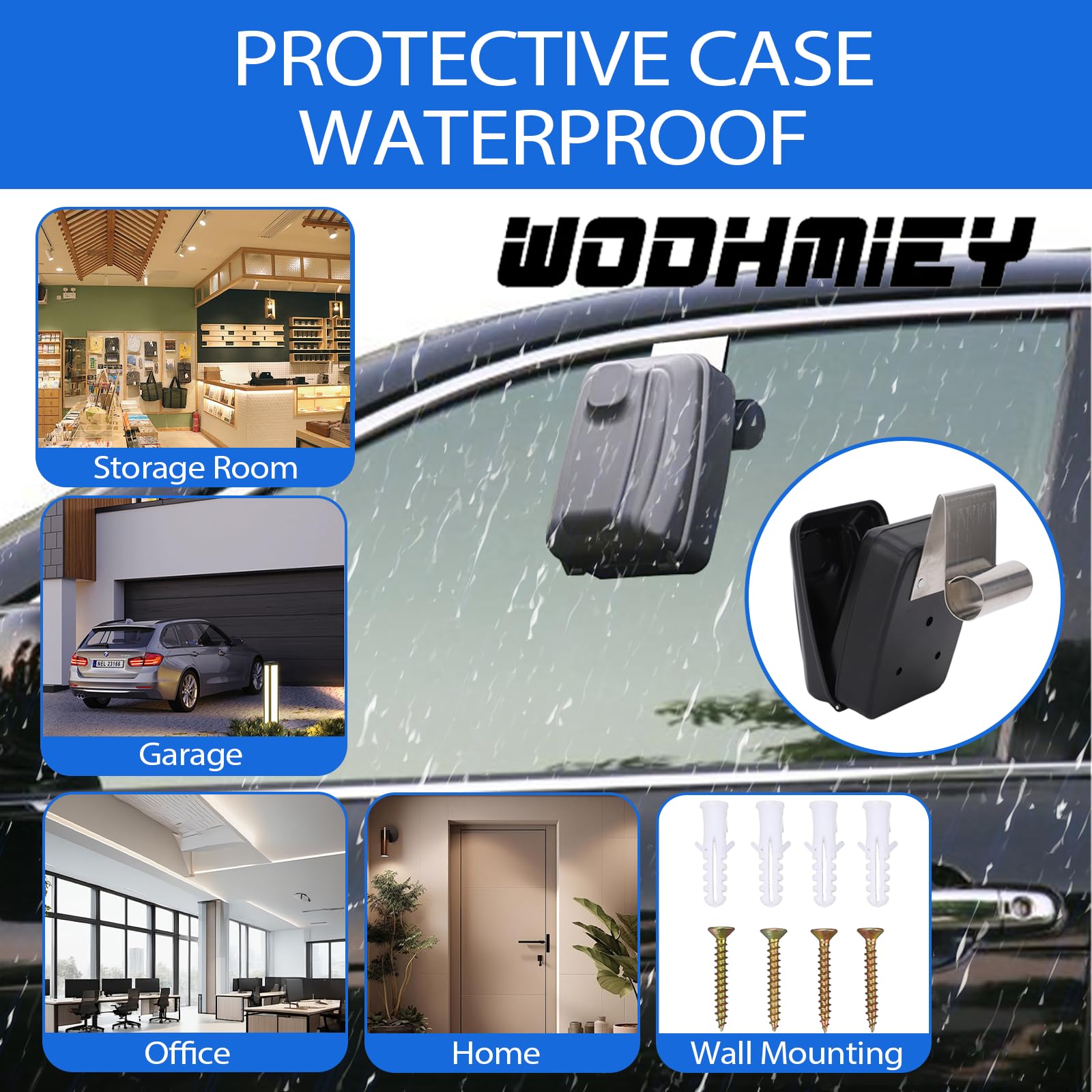 Car Window Lock Box Key Holder WODHMIEY Car Window Key Lock Box ...