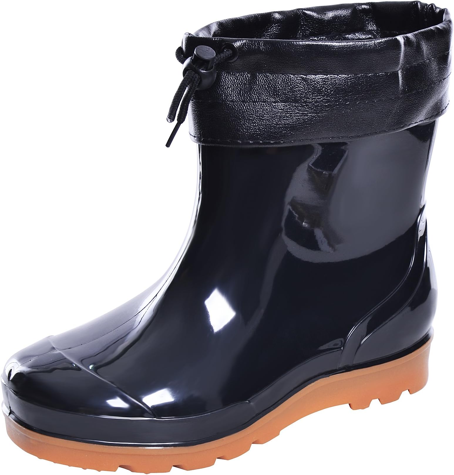 JACKY LUYI Men Rain Boots Waterproof Rubber Washing Work Boots