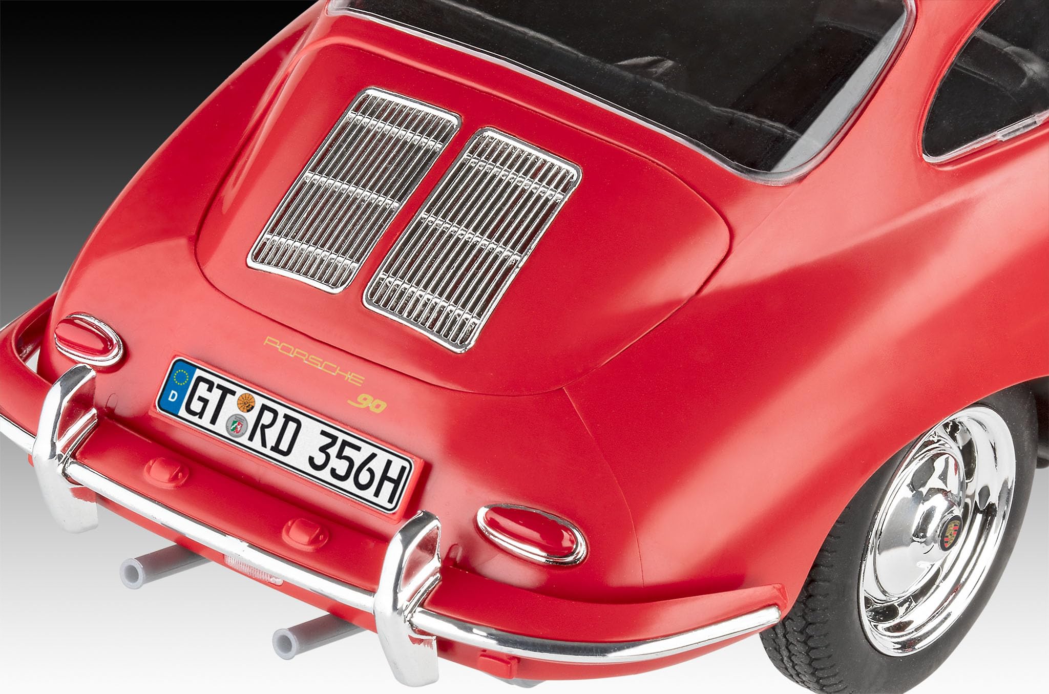 Revell Modellbausatz Porsche 356 Coupé I Maßstab 1:16 I Detailgetreue Nachbildung I Für Modellbauer und Autoliebhaber