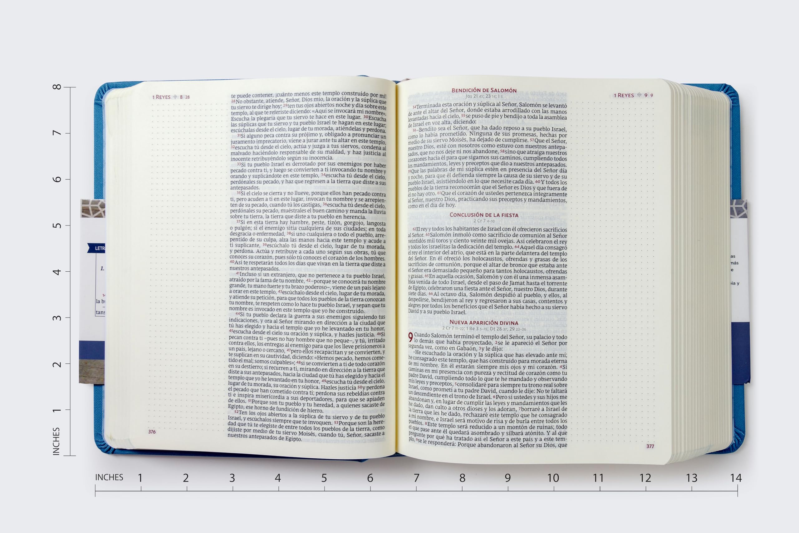 Biblia Católica de apuntes, Tapa dura/tela, Azul, Comfort Print (Spanish Edition)