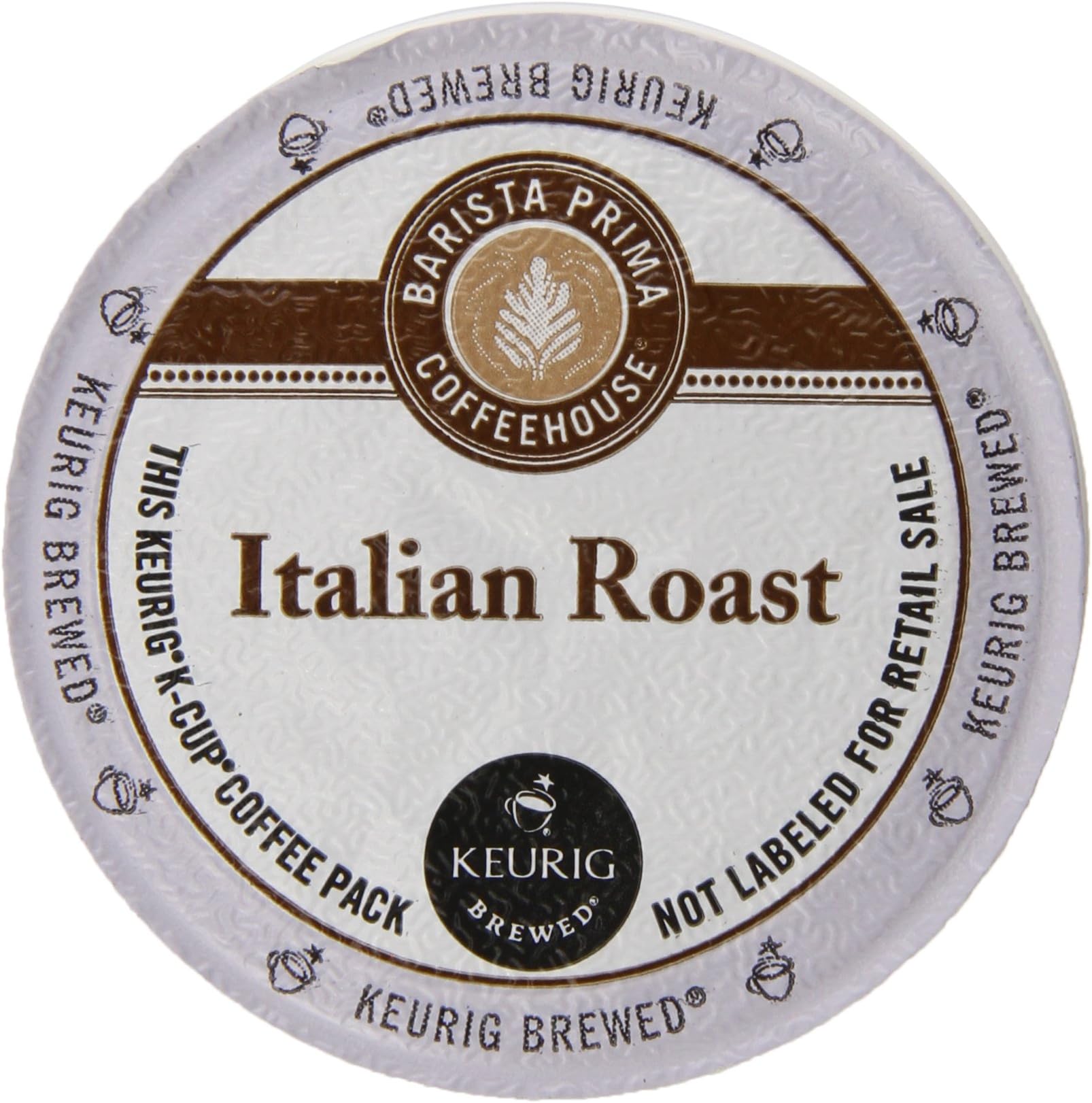 Barista Prima Italian Roast Coffee, Keurig KCup Pods, Dark