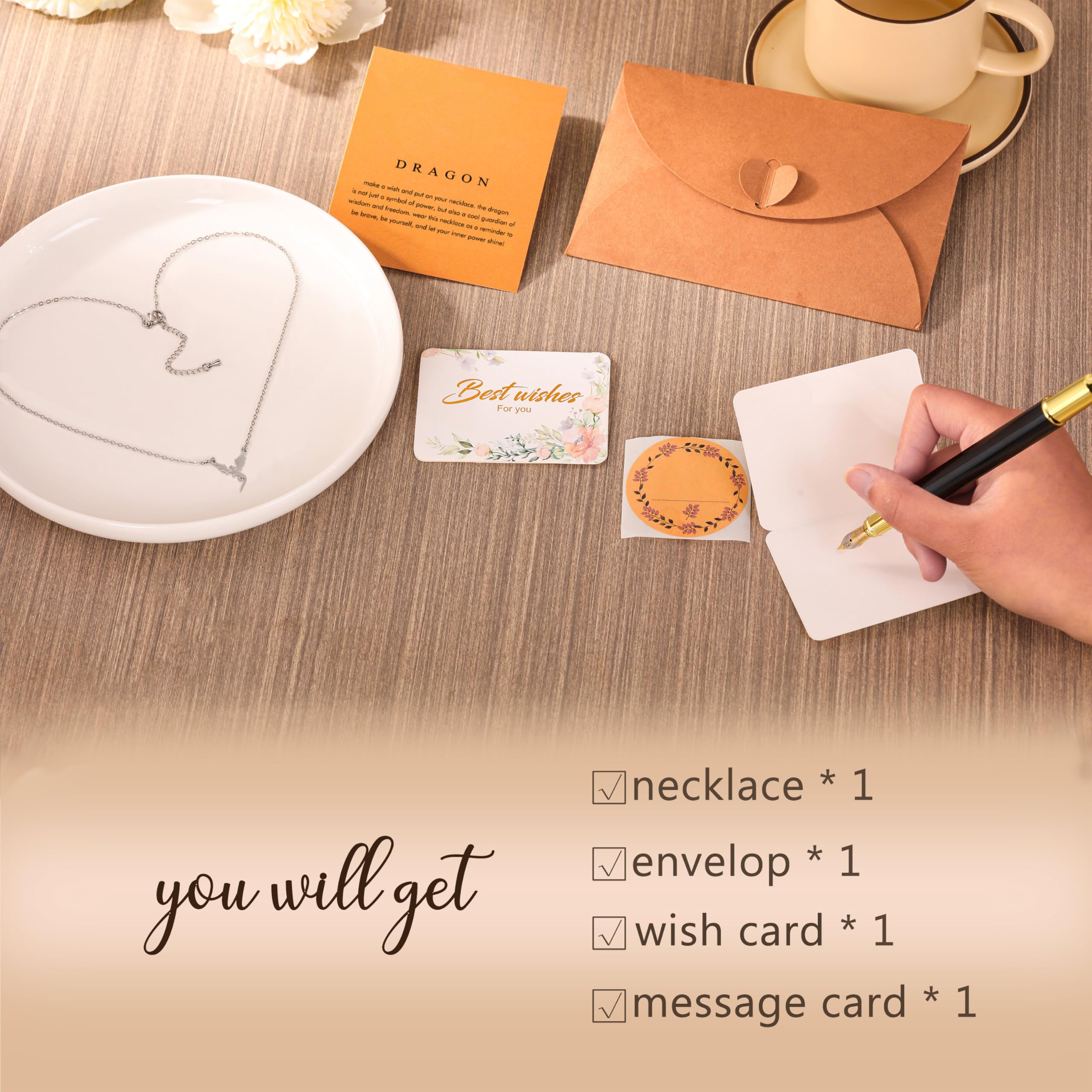 Silver Dragon Necklace