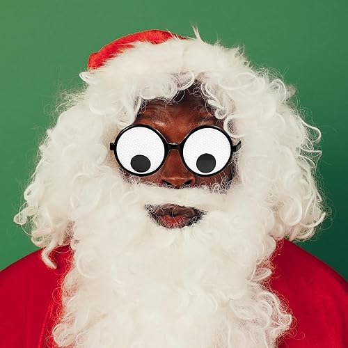 Miniatura 10 de Googly Eyes, divertido juguete de bromas de gafas, novedosas gafas gigantes que sacuden