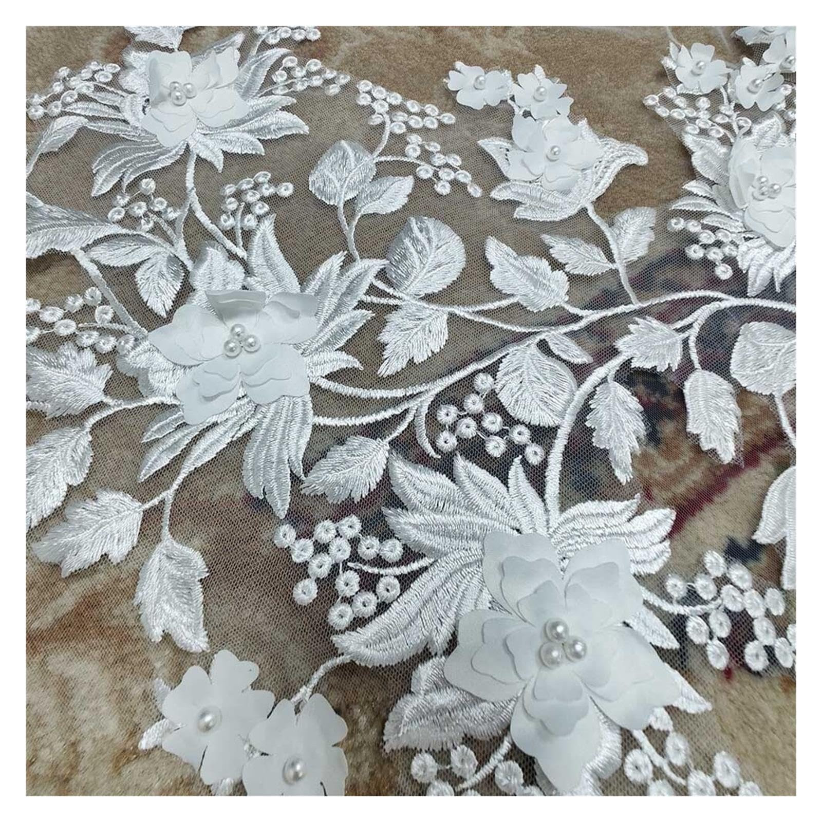 Veli da sposa con fiori 3D rintocchi di buona qualità