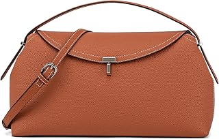 Women's Microfiber Leather Crossbody Bags, T Lock Handbags
