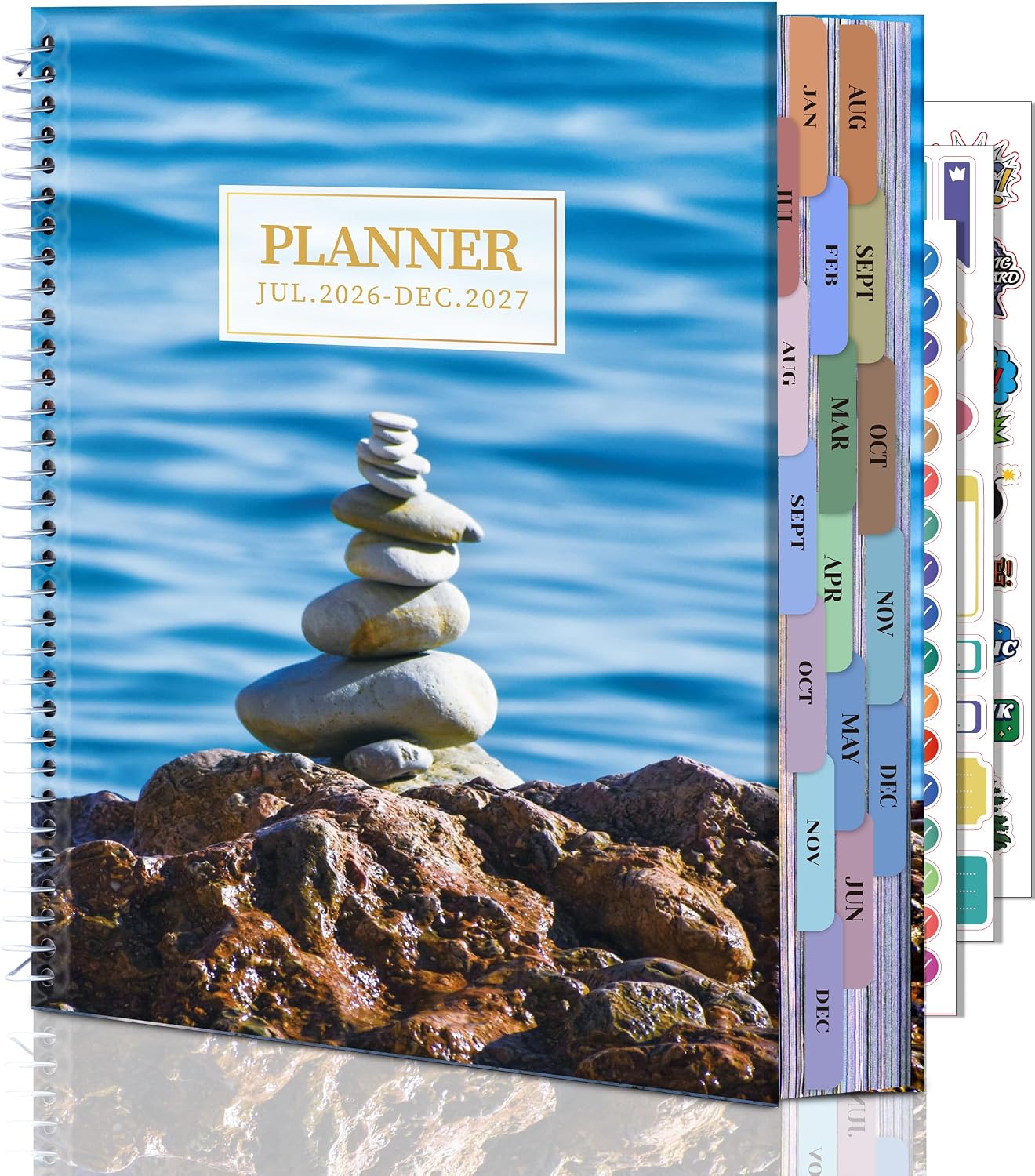 CAGIE Planner 2026-2027 Weekly and Monthly,18 Month (Jul. 26-Dec. 27)