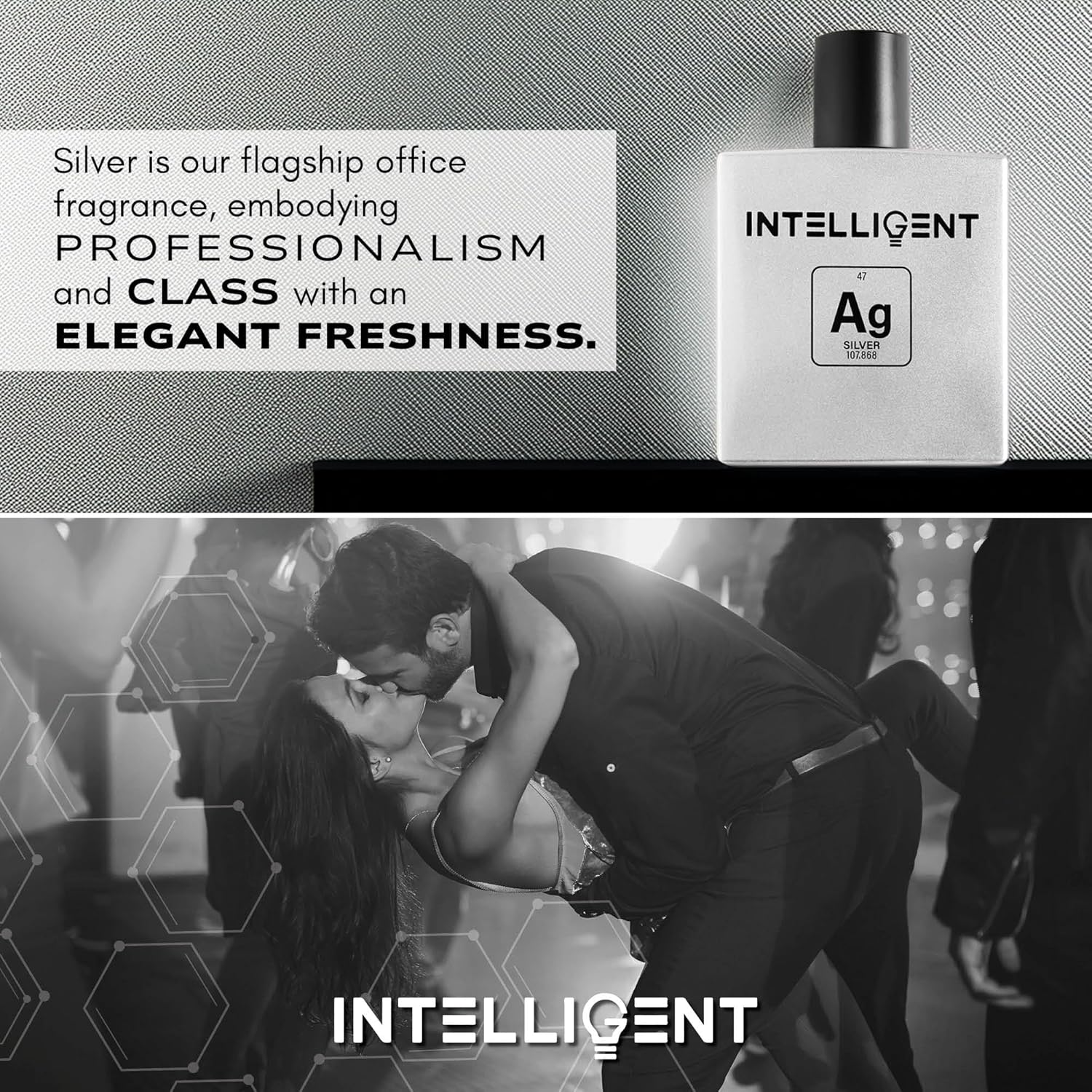 Intelligent Silver Eau de Parfum | Cologne for Men | Clean, Collected, and Sophisticated | 3.4 Fl Oz (100 mL) - Image 5