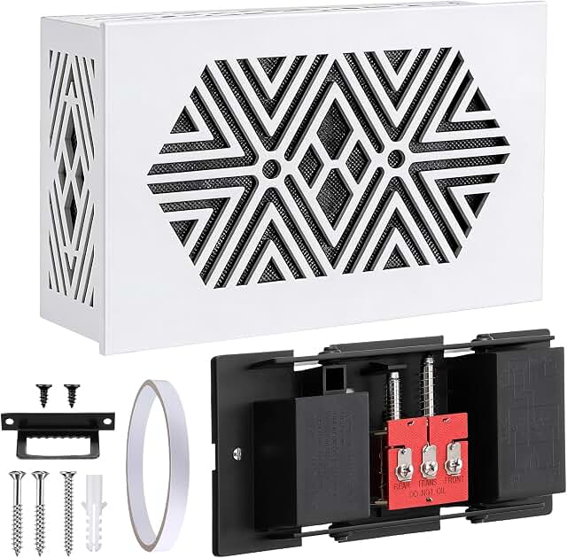 White Wooden Doorbell Chime Box