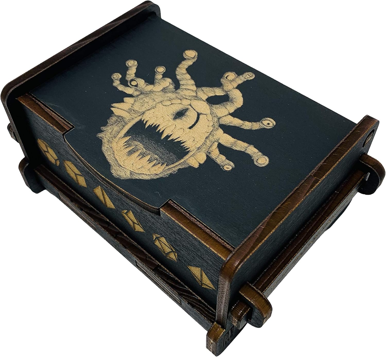 Dice Box - Black - Beholder - 6x4x3