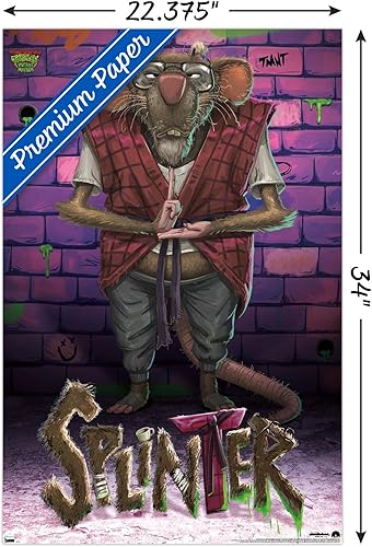 Miniatura 3 de Trends International Teenage Mutant Ninja Turtles Mutant Mayhem - Póster de pared con astillas, 22.375 x 34 pulgadas, versión premium sin marco