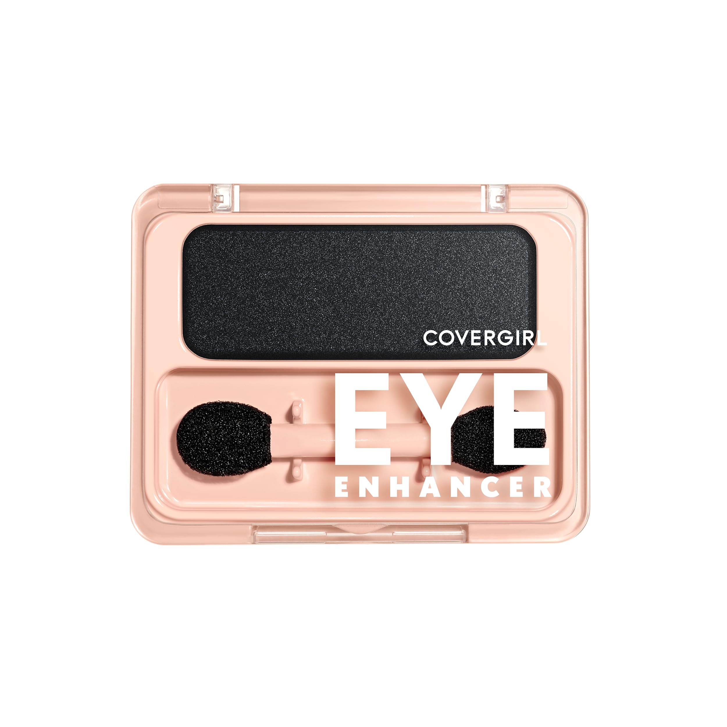 Covergirl Eye Enhancer, Midnight Glimmer, Eyeshadow Mono, Easy to Wear, Clean & Vegan, Talc-Free, Matte & Shimmer Finishes, Smudge-Proof, 0.09oz