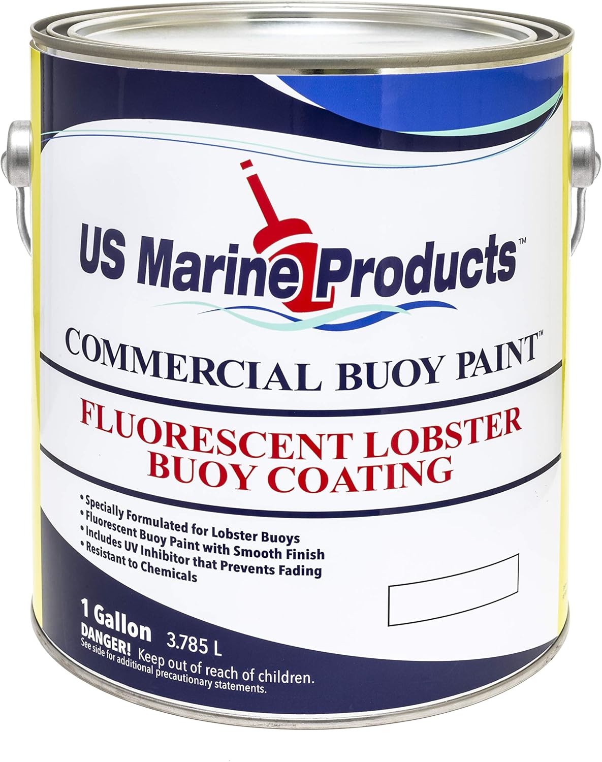 Fluorescent Lobster Buoy Paint Signal Green Gallon