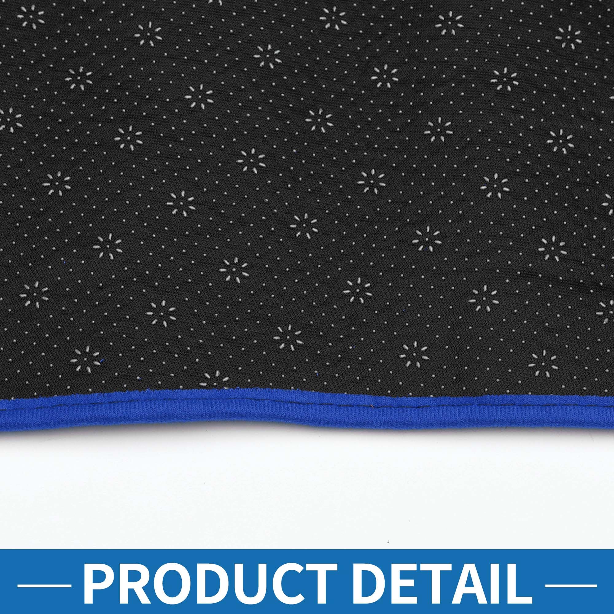 Copri Cruscotto In Pelle Per Land Rover Freelander 2 – Antiriflesso, Antiscivolo, Protezione UV, Facile Da Montare, Nero